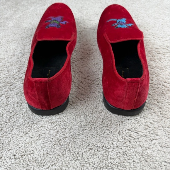 May Anthony Mens Red Velvet‎ Deadhead Grateful Dead Marching Bears Sz 13 main image 8